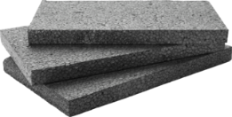 partially recycled foam blocks, introducing more sustainable products