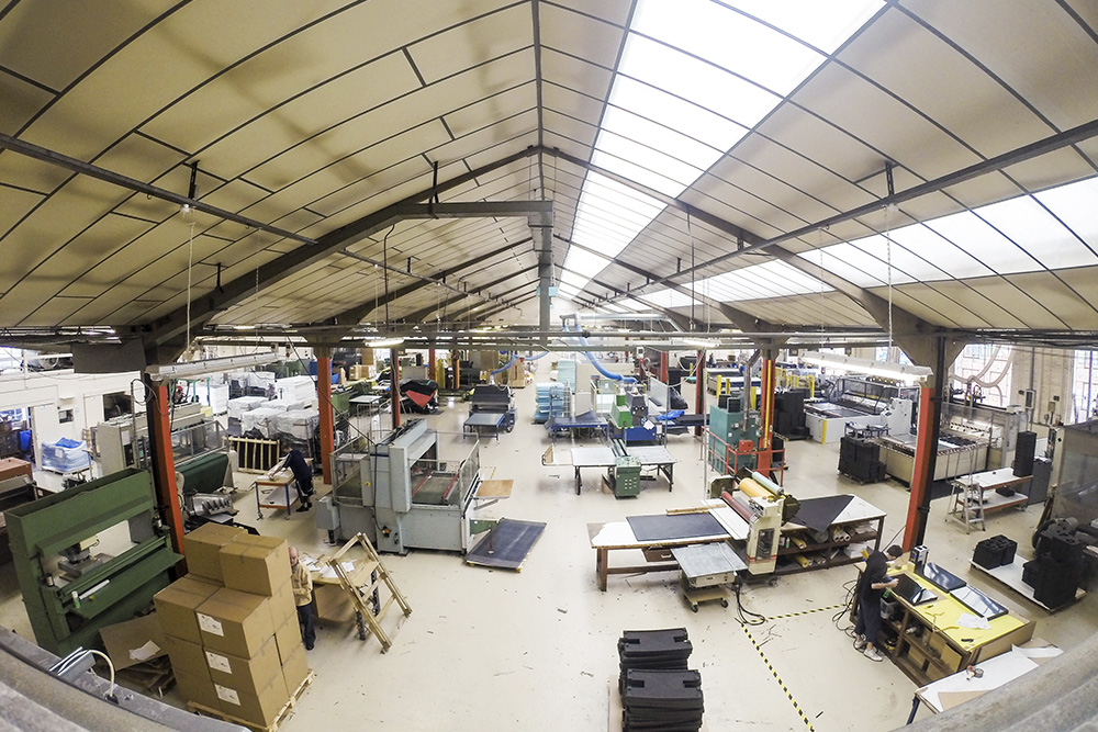 Kewell Converters factory in operation. Foam converters in Edenbridge in Kent.